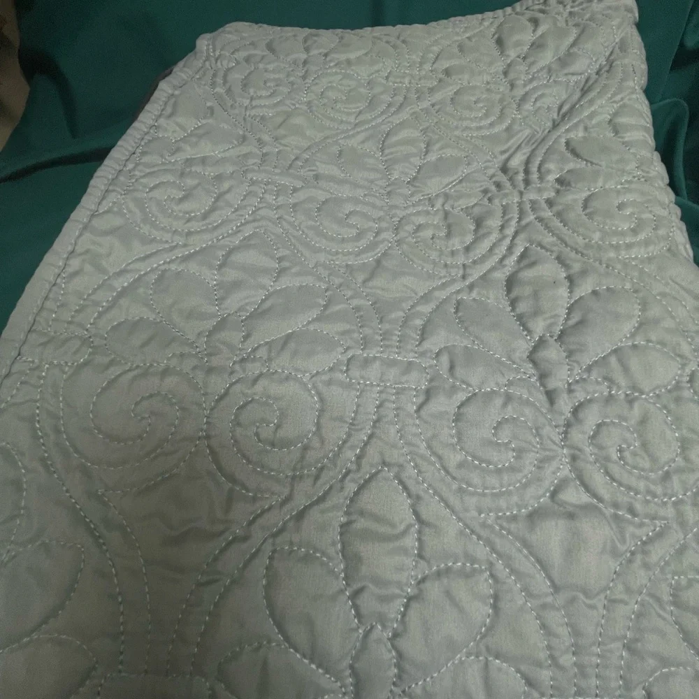Bedspread Set Seafoam Green